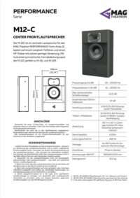 MAG Theatron M12-C | Heimkino-Frontlautsprecher | Theatron GmbH