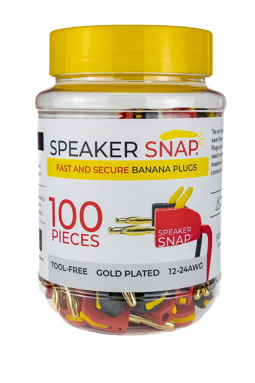 Theatron GmbH - Speaker Snap Banana Stecker - Packung 50 Paar