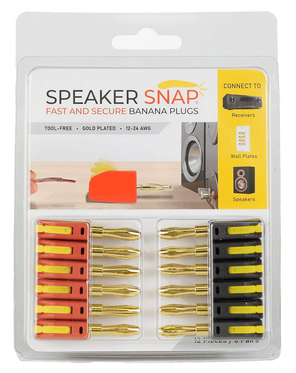 Theatron GmbH - Speaker Snap Banana Stecker - Packung 12 Paar